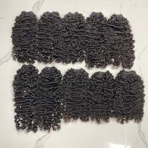 Extensions de cheveux humains vietnamiens bouclés birmans Double trame tissage de cheveux cuticules alignés best-seller pour les femmes noires - Product Image 6