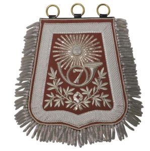 Insignias Personalizadas Tejidas con Flecos, Colgantes de Tela Bordados, Insignias de Sabretache Bordadas a Mano con Imán - Product Image 2
