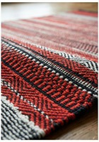 Tapis faits main en laine/soie, écologiques, tissage plat, motif floral, style luxueux, poils extra épais, durables et éco-responsables, décoration intérieure