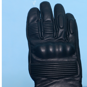 Guantes de Motocicleta de Invierno de Cuero Negro Genuino, Protección Completa para los Dedos, Unisex, Protección para los Nudillos, Aprobados por la CE, para Deportes al Aire Libre - Product Image 5