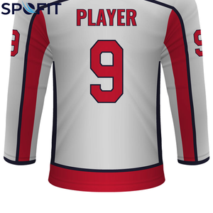 Jersey de Hockey sobre Hielo Personalizado de Estilo Popular, Jersey de Hockey sobre Hielo Personalizado al por Mayor de la Mejor Calidad con Impresión por Sublimación Personalizada - Product Image 5