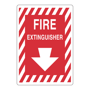 Panneau d'extincteur Brady - Marqueur de localisation de sécurité intérieur/extérieur en PVC/PC - Panneau d'avertissement - Product Image 2