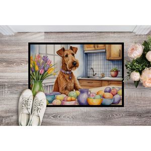 Felpudo decorativo de Pascua Terrier irlandés antideslizante para interiores y exteriores, alfombra lavable de pila baja, alfombrilla para puerta delantera de 18H X 27W para entrada - Product Image 2