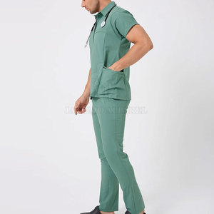 Tenue médicale légère et facile d'entretien pour médecins et infirmières, idéale pour le travail quotidien à l'hôpital, avec une texture douce et un tissu résistant. - Product Image 4