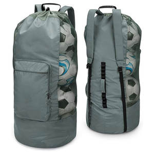 Sac à dos de football, sac à dos de sport multifonctionnel, léger, écologique, avec intérieur spacieux, doublure en polyester, unisexe - Product Image 1