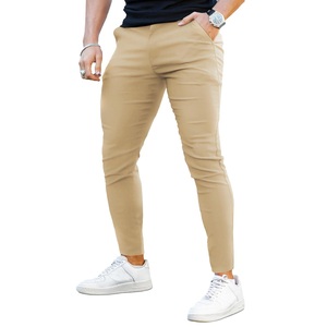 Pantalones Chinos de Alta Calidad para Hombre, Corte Slim Fit, Antiarrugas, de Algodón, Tallas 6XL y XL, Exportación Directa de Fábrica - Product Image 2