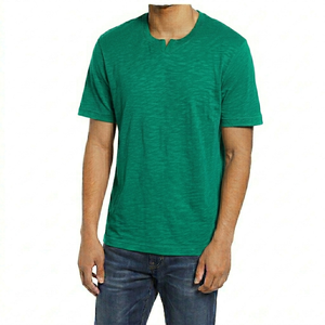 T-shirt homme moderne streetwear, col rond, manches courtes, durable, respirant, tissu léger et doux, prix direct usine. - Product Image 1