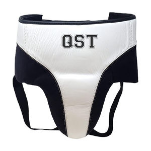 100% protección profesional de alta calidad para trabajo pesado tamaño de logotipo personalizado protector de ingle boxeo Kick Boxing Taekwondo entrenamiento hecho PU - Product Image 2