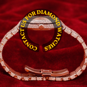 <b>Top</b> High Rated <b>Rose</b> Gold Brilliant Cut Moissanite Diamond Full Iced Custom Unisex Branded New Collection Hip Hop Quartz Watch - Product Image 4