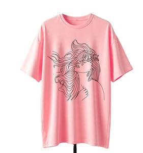 T-shirt Homme Oversize 100% Coton, Col Rond, Manches Courtes, Design Uni, Délavé à l'Acide, Effet Délavé, Effet Vieilli, Effet Usé, Style Vintage, Effet Stone Wash - Product Image 1