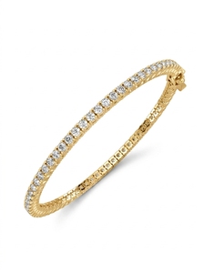 Pulsera de Tenis con Diamante Cultivado en Laboratorio de 5.23 Ct, Certificado IGI, Oro Amarillo, Blanco o Rosa de 9K, Unisex, para Compromiso o Boda - Product Image 2