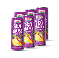 Fabrieksdirecte prijs Dragon Fruit Mango Ananas Zeewier Mix Multivitamine Nawon Drank Kleurrijk Tropisch Sap Groothandel Export