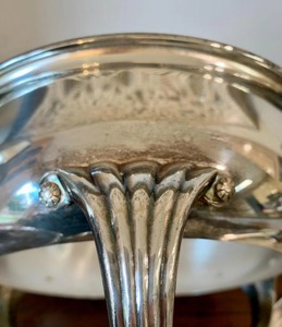 Vintage Silver Plated Chafing Dish Elegant <b>Buffet</b> Food <b>Warmer</b> for Catering And Events At Best Price - Product Image 2