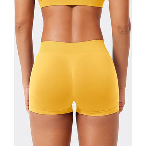 Shorts d'entraînement taille haute sculptants, contrôle du ventre, tissu doux et sans couture pour le fitness et les séances d'entraînement - Product Image 4