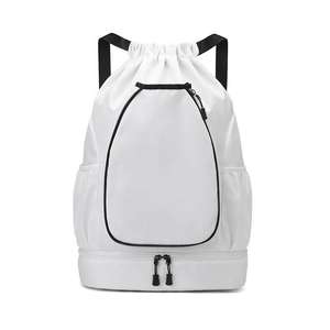 Sac à dos de sport en nylon Bagnex avec cordon de serrage, imperméable, pour badminton, tennis, volants, entraînement, logo personnalisé - Product Image 6
