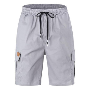 Pantalones Cortos Cargo para Hombre, Color Gris, Ligeros, de Alto Rendimiento, Nuevo Diseño, Secado Rápido, Cómodos, Personalizados, con Múltiples Bolsillos, Estilo Casual Urbano - Product Image 1