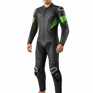 Traje de Motocicleta Avanzado, Traje de Carreras de Cuero Resistente, Ropa de Seguridad para Motociclistas Profesionales - Product Image 1