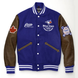 แจ็คเก็ตหนังแท้ผสมขนแกะเมลตันแบบ Letterman Varsity  แจ็คเก็ต Varsity แบบสั่งทำตามแบบที่คุณออกแบบเอง - Product Image 2