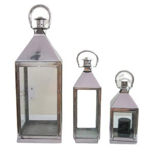 Linterna clásica de acero inoxidable para decoración del hogar, decoración de fiesta de boda, restaurante, hotel, Iglesia y decoración festiva - Product Image 1
