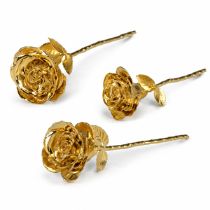 Rosa de Oro de 24k al por Mayor, Flor Preservada de Lujo, Rosa Chapada en Oro para Regalos de San Valentín, Aniversario de Bodas - Product Image 4