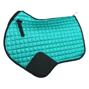 Almohadilla de Silla de Montar de Poliéster Premium con Brillo, Logotipo Personalizado, Multicolor, Amortiguadora de Impactos para Equinos - Product Image 4
