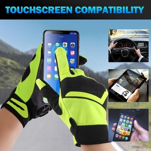 Guante de cuero sintético de Motocross personalizado de alta calidad superior de Venta caliente para hombres para deportes y actividades al aire libre - Product Image 4