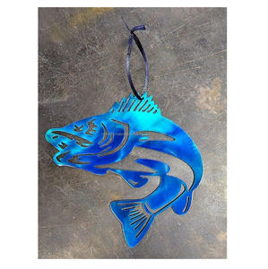 Halloween hogar sala de estar Metal montado en la pared colgante decoración de pared arte hueso de pescado decoración de pared - Product Image 5