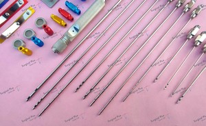 Kit d'instruments chirurgicaux Btech Enterprises pour greffe de liposuccion, avec raccord Luer Lock, poignée et aspiration pour transfert de graisse nano - Product Image 2