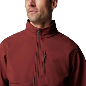 Chaqueta Softshell de Primera Calidad para Hombre con Cierre Frontal, Cuello Alto con Protector de Barbilla, Colores Personalizados - Product Image 4