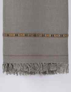 <b>Men</b> Winter Traditional Wool <b>Shawl</b> Soft Warm Solid Breathable 300g Formal Daily Wrap - Product Image 6