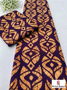 Tela de Algodón Twill Ankara con Estampado Africano Premium, Fábrica Textil OEM ODM Personalizada para la Fabricación de Ropa y Suministro para Exteriores - Product Image 4