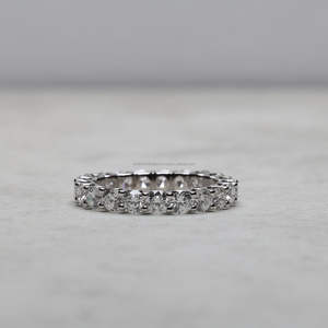 Igi/gia แล็บตัดเพชรวินเทจ14K สีเหลืองงานแต่งงาน/หมั้นแหวน unisex ในงานปาร์ตี้ทองคำสีขาว-คู่ควรกับแหวนครบรอบ - Product Image 1