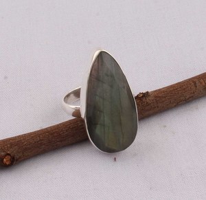 Wholesale 925 Sterling <b>Silver</b> Classic Women's Amethyst Pear Cut Faceted Gemstone Bezel Set Handmade <b>Statement</b> <b>Ring</b> - Product Image 5