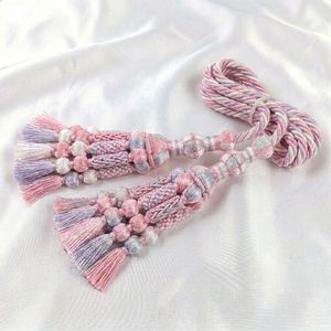 Material de hilo suave con borlas, diseño elegante, acabado ligero y duradero, perfecto para accesorios de ropa y manualidades - Product Image 1