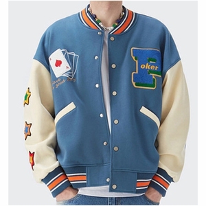 Veste de baseball universitaire en toile épaisse pour hommes, imperméable, respirante, coupe-vent, à capuche - Product Image 4