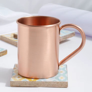 Taza de cobre puro hecha a mano por Barkah Star - Product Image 4