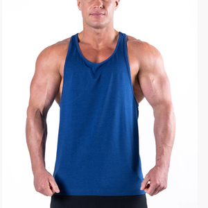 Débardeur court sans manches pour homme AMERICAN TRENCH CLOTHING, 100 % polyester, pour la gym et le sport, délavé à l'acide, séchage rapide, respirant - Product Image 6