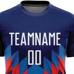 ชุดฟุตบอลแบบใหม่ ผ้าเจอร์ซีย์โพลีเอสเตอร์ 100% บริการ OEM ดีที่สุด รับผลิตแบรนด์ส่วนตัว ชุดกีฬาฟุตบอลสไตล์ทันสมัย ชุดยูนิฟอร์มแบบกำหนดเอง - Product Image 5