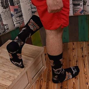 Calcetines Casuales de Invierno para Hombre de Primera Calidad, Transpirables, Cómodos, de Spandex/Nailon, Tejidos, Personalizables, Resistentes a Desgarros - Product Image 6