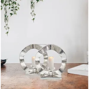 High Demand Contemporary Handmade Stainless Steel Customized Shape <b>Candlestick</b> <b>Holder</b> for Corporate Events and Home Decor - Product Image 2