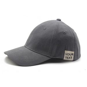 Customized Cotton Print Logo 6 Panel Baseball <b>Cap</b> Back <b>Blank</b> Hats Unisex <b>Caps</b> - Product Image 4