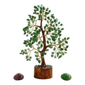 Green Jade Gemstone <b>Tree</b> - Product Image 4