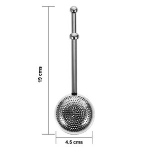 Stainless Steel <b>Tea</b> <b>Infuser</b> Strainer Reusable Loose Leaf <b>Tea</b> Filter Wholesale by Curio Craft - Product Image 6