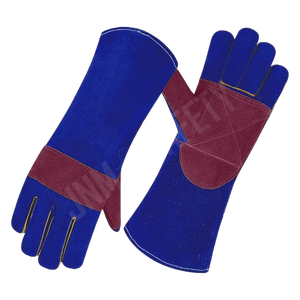 Industrial Safety Cowhide Split Leather <b>Gloves</b> Personal Protective Equipment Spark Resistant Welding <b>Gloves</b> - Product Image 2