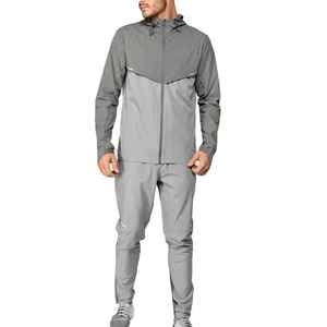 Trajes Deportivos para Hombre, 100% Algodón, Estilo Urbano, Diseño Nuevo, Otoño, Cierre con Cordón, Resistentes al Viento, Transpirables, Tallas Grandes - Product Image 1