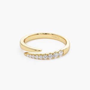 Anillo Cruzado de Moissanita de 14K, Joyería Fina de Plata de Ley 925, Joyería de Boda para Mujer, Anillo de Compromiso de Moissanita - Product Image 4