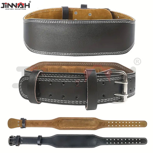 Sports & Entertainment Fitness & <b>Body</b> Professional <b>Gym</b> Weight Lifting Training Fitness Weightlifting Leather Belt - Product Image 2