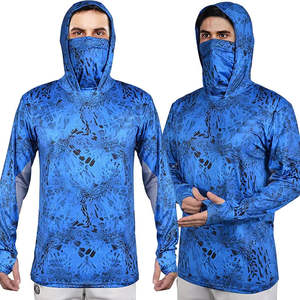 Sweat à capuche léger pour homme, personnalisé, imprimé par sublimation, respirant, manches longues, service OEM, nouvelle collection, UPF 50, pour la chasse et la pêche - Product Image 1