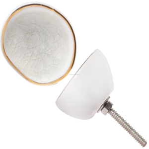 Boutons d'armoire ronds en céramique porcelaine personnalisés poignée de tirage de commode colorée pour meubles de cuisine - Product Image 1