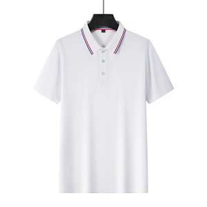 Golf <b>Turtleneck</b> Shirt Embroidery for Rhinestone New Arrival <b>Men</b> Clothing Customized Logo Manufacturer 100% Cotton Blank - Product Image 1